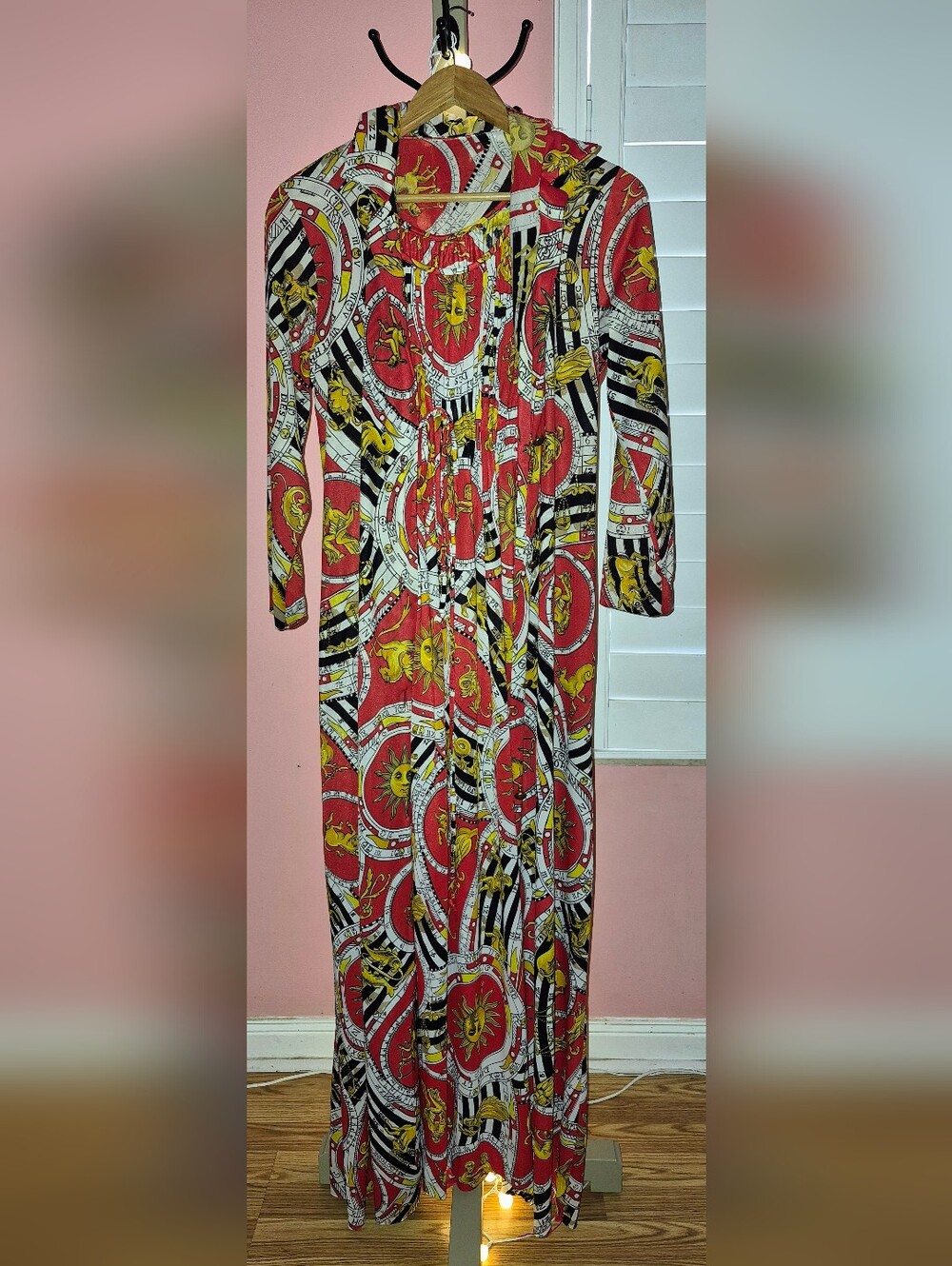 Eduardo Pucci For Travel Lite,1960sWomen's Two Piece, Retro Astrlogical Signs